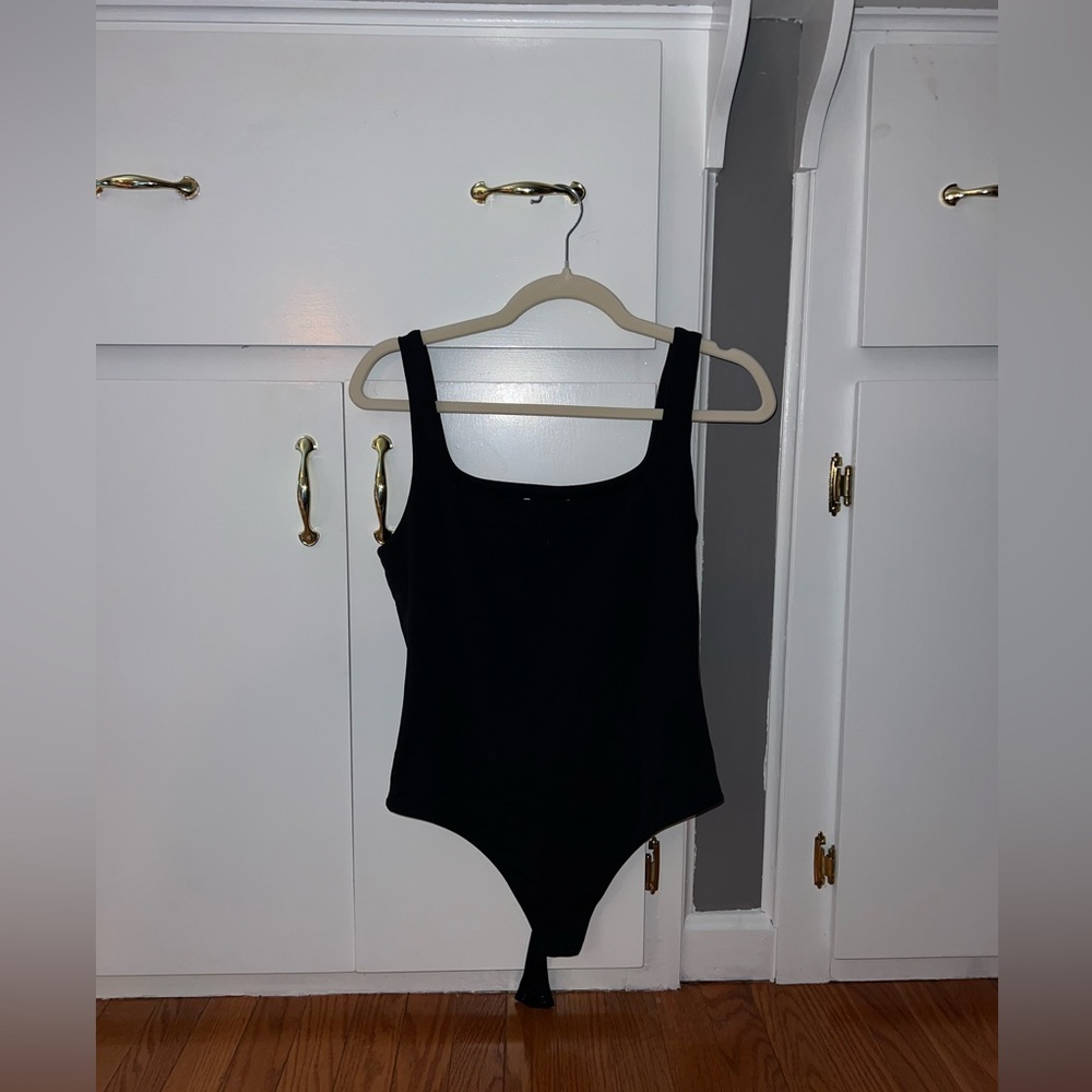 Aritzia Black Contour Tank Bodysuit